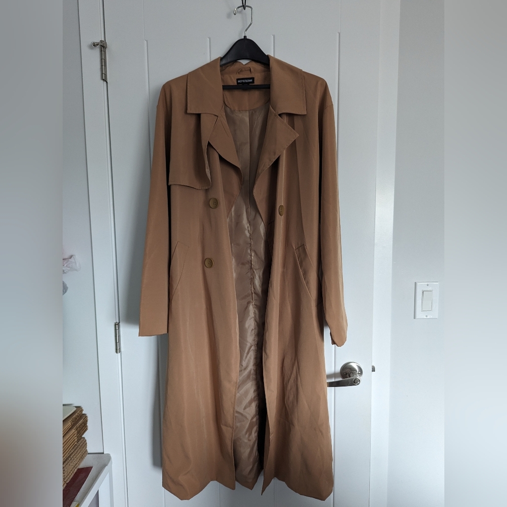 Pretty Little Thing trench coat